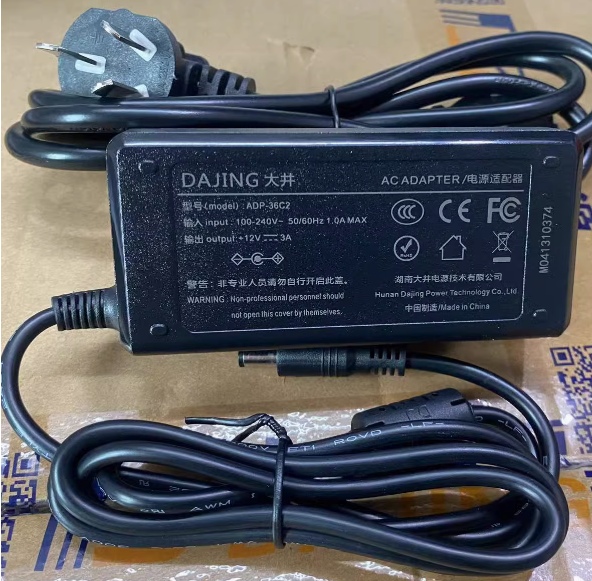 *Brand NEW* DAJING ADP-36C2 12V 3A AC/DC ADAPTER Power Supply